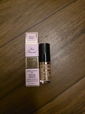 TOO FACED Born This Way Concealer Natural Beige .006fl Oz Travel Size Mini